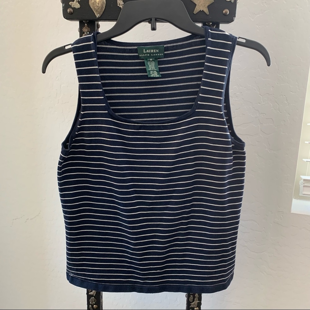 Lauren Ralph Lauren Striped Tank Top